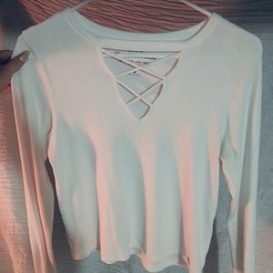 White Hollister Blouse